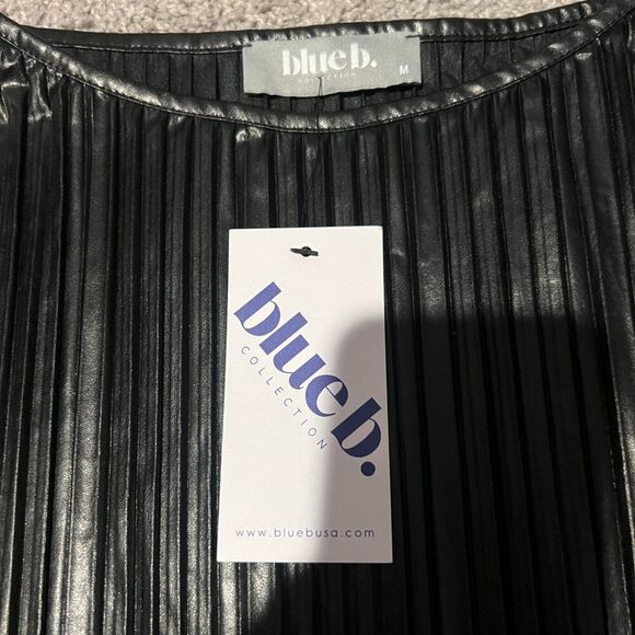 NWT Blue B black crop top M - Picture 5 of 7